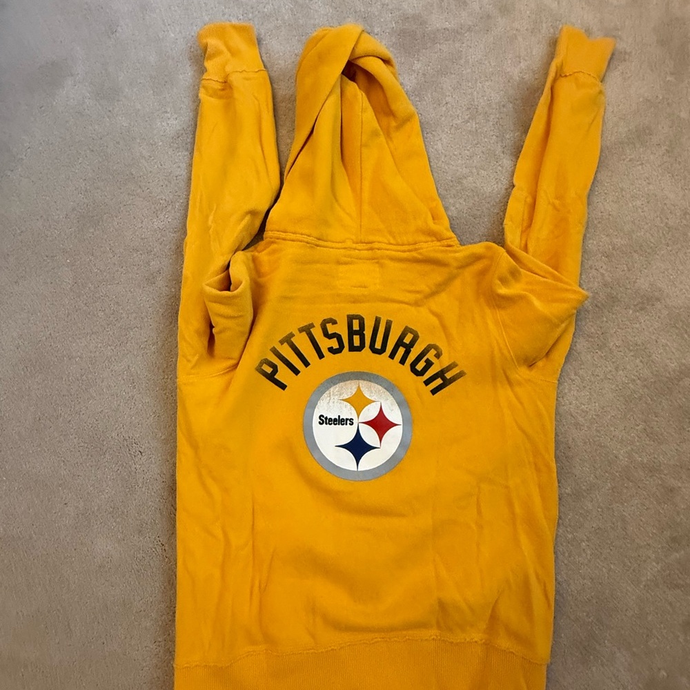 PINK Victoria's Secret Mustard Hoodie - Picture 2 of 2